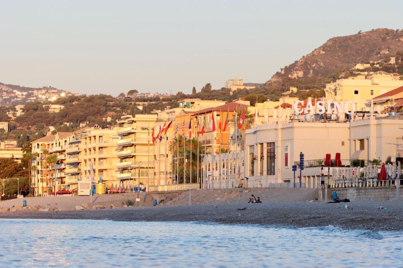 "Terrasse Du Bristol", Imprenable Vue Mer Mentone Esterno foto