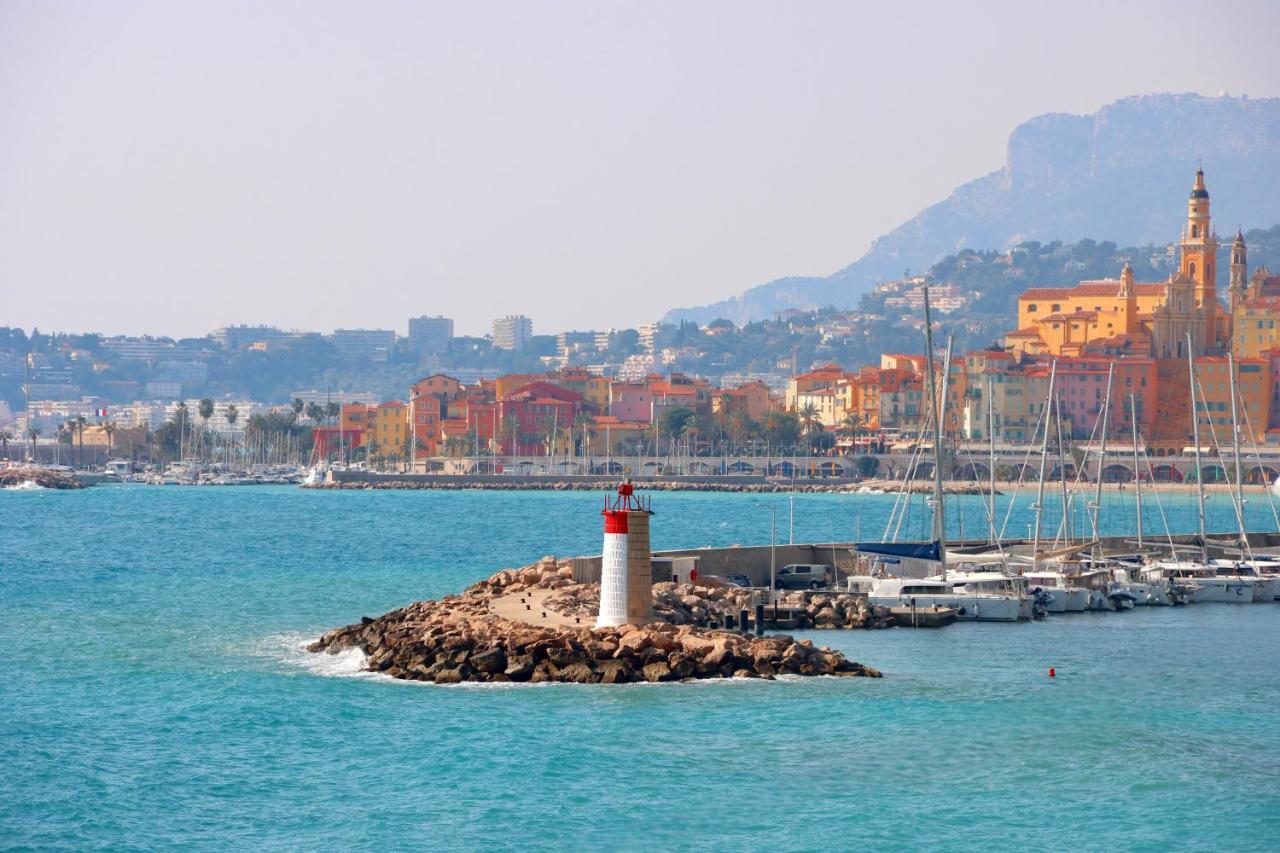 "Terrasse Du Bristol", Imprenable Vue Mer Mentone Esterno foto